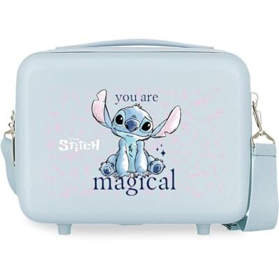 Disney Joumma Stitch You Are Magical Nececer Adaptive Blå 29 x 21 x 15 cm Styv ABS 9,14L 0,76 kg, Blå, Necessär justerbar Disney Joumma Stitch You Are Magical Nececer Adaptive Blå 29 x 21 x 15 cm Styv ABS 9,14L 0,76 kg, Blå, Necessär justerbar