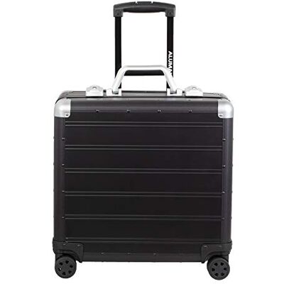 Alumaxx Gemini 4-hjuls pilotväska 42,5 cm laptopfack, svart, 42,5 x 40 x 21 cm, resväska Alumaxx Gemini 4-hjuls pilotväska 42,5 cm laptopfack, svart, 42,5 x 40 x 21 cm, resväska
