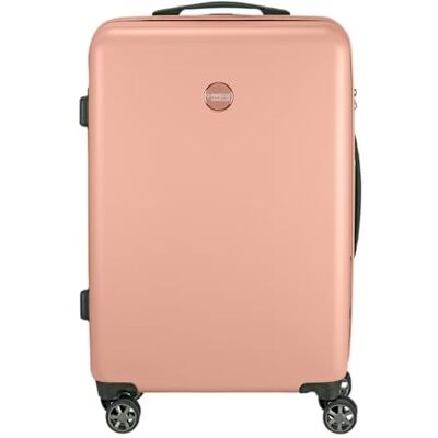 Princess PT01 Deluxe – tillverkad av återvunna material – 7 färger och 3 storlekar – 4 dubbla svänghjul – försänkt TSA-lås, Pionrosa, Mittel Reisekoffer, Trolley med hårda hjul Princess PT01 Deluxe – tillverkad av återvunna material – 7 färger och 3 storlekar – 4 dubbla svänghjul – försänkt TSA-lås, Pionrosa, Mittel Reisekoffer, Trolley med hårda hjul