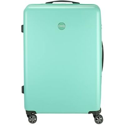 Princess PT01 Deluxe – tillverkad av återvunna material – 7 färger och 3 storlekar – 4 dubbla svänghjul – försänkt TSA-lås, Pacific mint, Große Reisekoffer, Trolley med hårda hjul Princess PT01 Deluxe – tillverkad av återvunna material – 7 färger och 3 storlekar – 4 dubbla svänghjul – försänkt TSA-lås, Pacific mint, Große Reisekoffer, Trolley med hårda hjul