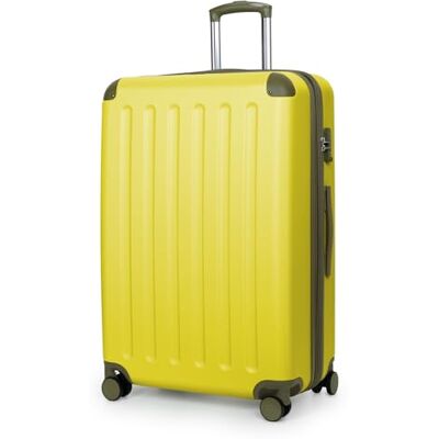 Hauptstadtkoffer Spree Stor resväska med hårdskal, TSA, 4 dubbla hjul, trolley, rullväska, volymexpansion, 75 cm, 119 liter, citron Hauptstadtkoffer Spree Stor resväska med hårdskal, TSA, 4 dubbla hjul, trolley, rullväska, volymexpansion, 75 cm, 119 liter, citron