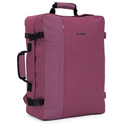 BLNBAG M3, ryggsäck i kabinstorlek, easyJet handbagage ryggsäck, resryggsäck med laptopfack 17 tum, bekväm förpackning som resväska, 35 liter, Burgund BLNBAG M3, ryggsäck i kabinstorlek, easyJet handbagage ryggsäck, resryggsäck med laptopfack 17 tum, bekväm förpackning som resväska, 35 liter, Burgund