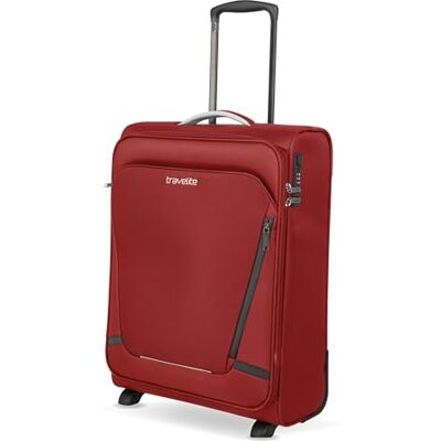 Travelite Handbagage resväska med 4 hjul, röd, 55 x 40 x 20 cm/2,2 kg (2-hjul), Rymdvagn med 2 hjul Travelite Handbagage resväska med 4 hjul, röd, 55 x 40 x 20 cm/2,2 kg (2-hjul), Rymdvagn med 2 hjul
