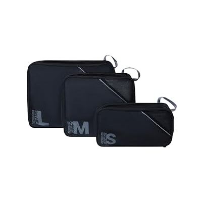 American Tourister packkub set 3 stycken – resväska arrangör för semester, bagagearrangör för resväskor, handbagage och ryggsäck American Tourister packkub set 3 stycken – resväska arrangör för semester, bagagearrangör för resväskor, handbagage och ryggsäck