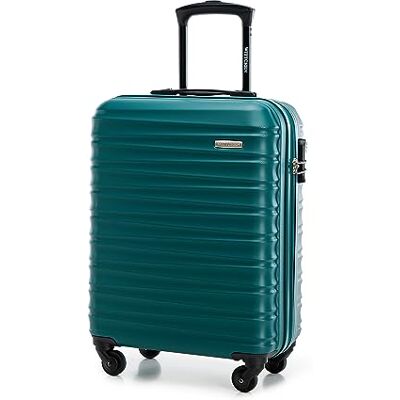 WITTCHEN GROOVE Line Liten resväska, handbagageväska Handbagage Rejält bagage Hårt bagage ABS Nummerlås Teleskophandtag 4 länkhjul Storlek S Grön SAS/Ryanair/Norwegian/Wizz Air/BRA WITTCHEN GROOVE Line Liten resväska, handbagageväska Handbagage Rejält bagage Hårt bagage ABS Nummerlås Teleskophandtag 4 länkhjul Storlek S Grön SAS/Ryanair/Norwegian/Wizz Air/BRA