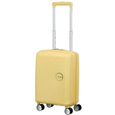 American Tourister Soundbox Mini Barnresväska 47 x 32 x 21 cm, 22 L Hård Handbagage Trolley, lämplig för de flesta flygbolag inkl. EasyJet Lätt med 4 hjul, Gul (Pastel Yellow) American Tourister Soundbox Mini Barnresväska 47 x 32 x 21 cm, 22 L Hård Handbagage Trolley, lämplig för de flesta flygbolag inkl. EasyJet Lätt med 4 hjul, Gul (Pastel Yellow)