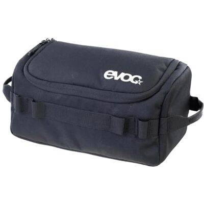 EVOC WASH BAG Toalettväska, necessär för vardagsresor (organiseringsfack med individuell rumsindelning, avtagbar ficka med spegel, tvättpåse att hänga upp), svart EVOC WASH BAG Toalettväska, necessär för vardagsresor (organiseringsfack med individuell rumsindelning, avtagbar ficka med spegel, tvättpåse att hänga upp), svart