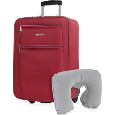 ITACA Trolley Cabin resväska, 50X40X20 EVA polyester. Med cervikal Pillow 2 Wheel ITACA Trolley Cabin resväska, 50X40X20 EVA polyester. Med cervikal Pillow 2 Wheel