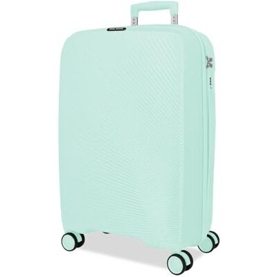 ROLL ROAD Orbit, kabinväska, bagage, interiör med två fack, tillverkad av robust och lätt ABS-material, 4 snurrande hjul, kombinationslås på sidan, från Joumma-väskor, Turkos, Talla única, Resväska ROLL ROAD Orbit, kabinväska, bagage, interiör med två fack, tillverkad av robust och lätt ABS-material, 4 snurrande hjul, kombinationslås på sidan, från Joumma-väskor, Turkos, Talla única, Resväska