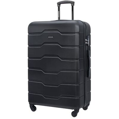 PUCCINI Alicante resväska med hårt skal, handbagage, vagn lätt resväska med 4 hjul M-L-XL, svart, XL, XL PUCCINI Alicante resväska med hårt skal, handbagage, vagn lätt resväska med 4 hjul M-L-XL, svart, XL, XL