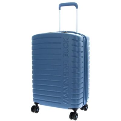 Mandarina Duck FLYDUCK Trolley Cabin EXP, Kina blå, 35 cm x 23 cm x 55 cm, Nuova linea superleggera in policarbonato Mandarina Duck FLYDUCK Trolley Cabin EXP, Kina blå, 35 cm x 23 cm x 55 cm, Nuova linea superleggera in policarbonato