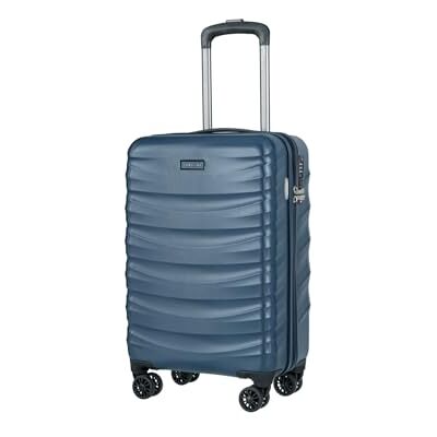 PUCCINI Polykarbonat resväska Valencia hårt skal handbagage vagn lätt resväska med tvillinghjul M-L-XL, Mörkblå, M, handbagage PUCCINI Polykarbonat resväska Valencia hårt skal handbagage vagn lätt resväska med tvillinghjul M-L-XL, Mörkblå, M, handbagage