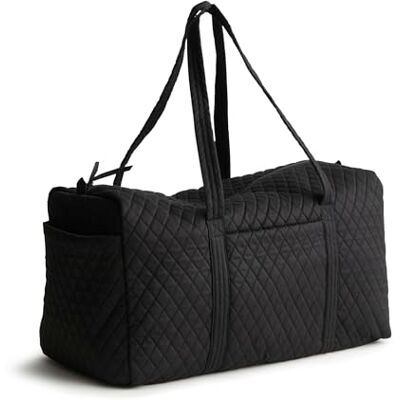 Vera Bradley kvinnors bomull stor original duffel, månlös natt, en storlek, Månlös natt, En storlek, Bomull stor original duffel Vera Bradley kvinnors bomull stor original duffel, månlös natt, en storlek, Månlös natt, En storlek, Bomull stor original duffel