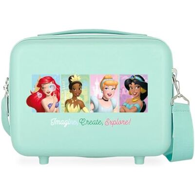 Disney Joumma Princess Nececer anpassningsbar blå 29 x 21 x 15 cm hård ABS 9,14 L 0,8 kg, Blå, Talla única, Necessär justerbar Disney Joumma Princess Nececer anpassningsbar blå 29 x 21 x 15 cm hård ABS 9,14 L 0,8 kg, Blå, Talla única, Necessär justerbar