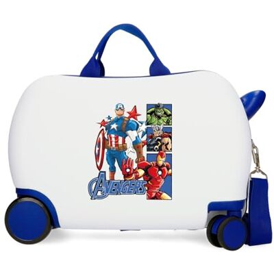 Disney Joumma Marvel Avengers Power Squad barnresväska vit 45 x 31 x 20 cm hård ABS 24,6 L 1,76 kg 2 dubbla hjul handbagage Disney Joumma Marvel Avengers Power Squad barnresväska vit 45 x 31 x 20 cm hård ABS 24,6 L 1,76 kg 2 dubbla hjul handbagage