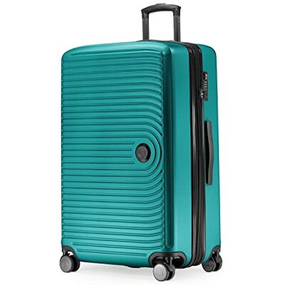 Hauptstadtkoffer Mitte Stor Resväska (77 cm) 112-130 L, turkos ABS Hårdskal · TSA-lås · XL Expansion · 4 Dubbla Hjul · Utbytbara Delar · Långa Resor · 2-3 Veckor Hauptstadtkoffer Mitte Stor Resväska (77 cm) 112-130 L, turkos ABS Hårdskal · TSA-lås · XL Expansion · 4 Dubbla Hjul · Utbytbara Delar · Långa Resor · 2-3 Veckor
