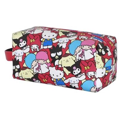 KARACTERMANIA Sanrio Hello Kitty Friends-Plus tegel resenecessär flerfärgad, 27 x 13 cm, Flerfärgad Hello Kitty, En storlek, PLUS Tegel resetoalettväska KARACTERMANIA Sanrio Hello Kitty Friends-Plus tegel resenecessär flerfärgad, 27 x 13 cm, Flerfärgad Hello Kitty, En storlek, PLUS Tegel resetoalettväska