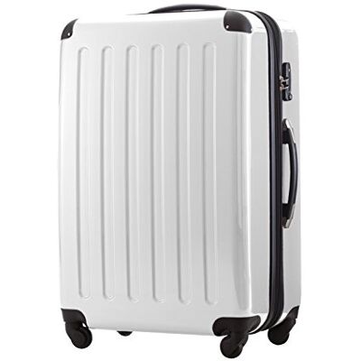 Hauptstadtkoffer ALEX Expanderbar hårdskalväska 75 cm (119 l) med TSA-lås, robust trolley-resväska med 4 dubbelhjul, vit Hauptstadtkoffer ALEX Expanderbar hårdskalväska 75 cm (119 l) med TSA-lås, robust trolley-resväska med 4 dubbelhjul, vit