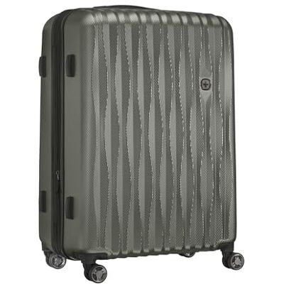 WENGER Energi resväska med hårt skal med 4 hjul, trolley, säkerhetslås, kvinnor och män, resor semester, GRÅ, L, Hardside expanderbart bagage med hjul WENGER Energi resväska med hårt skal med 4 hjul, trolley, säkerhetslås, kvinnor och män, resor semester, GRÅ, L, Hardside expanderbart bagage med hjul