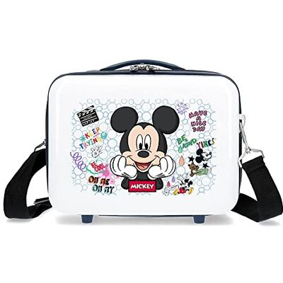 Disney Mickey Be Cool Adaptivt behov med budväska Blå 29x21x15 cms Stelt ABS 9,14L 0,6 kg, Blå, Neceser, necessär med axelrem Disney Mickey Be Cool Adaptivt behov med budväska Blå 29x21x15 cms Stelt ABS 9,14L 0,6 kg, Blå, Neceser, necessär med axelrem