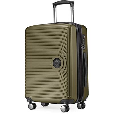 Hauptstadtkoffer Mitte Kabinväska 55x40x23, TSA, 4 hjul, resväska, hårdskalväska, trolley, handbagage, avokadogrön Hauptstadtkoffer Mitte Kabinväska 55x40x23, TSA, 4 hjul, resväska, hårdskalväska, trolley, handbagage, avokadogrön