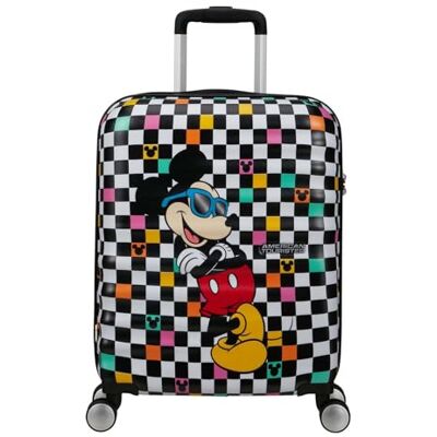 American Tourister Wavebreaker Disney Handbagage Resväska 55x40x20 cm, Hardshell Kabinväska, Kabintrolley för Ryanair & de Flesta Flygbolag Mickey Check American Tourister Wavebreaker Disney Handbagage Resväska 55x40x20 cm, Hardshell Kabinväska, Kabintrolley för Ryanair & de Flesta Flygbolag Mickey Check