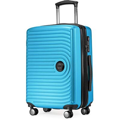 Hauptstadtkoffer Mitte Kabinväska 55x40x23, TSA, 4 hjul, resväska, hårdskalväska, trolley, handbagage, cyanblå Hauptstadtkoffer Mitte Kabinväska 55x40x23, TSA, 4 hjul, resväska, hårdskalväska, trolley, handbagage, cyanblå