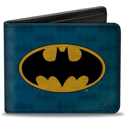 Buckle-Down Unisex-vuxen dubbelvikt plånbok Batman dubbelvikt, flerfärgad, en storlek, flerfärgad, en storlek Buckle-Down Unisex-vuxen dubbelvikt plånbok Batman dubbelvikt, flerfärgad, en storlek, flerfärgad, en storlek