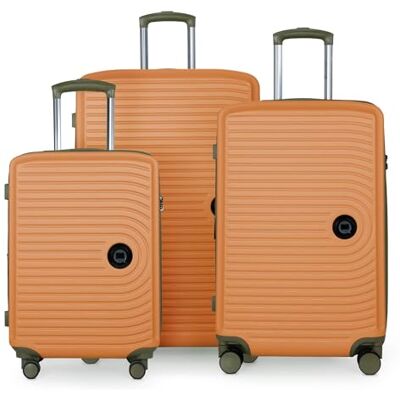 Hauptstadtkoffer Huvudväska – Mitte – hårt skal bagage på hjul, Marille, SET, Resväska set Hauptstadtkoffer Huvudväska – Mitte – hårt skal bagage på hjul, Marille, SET, Resväska set