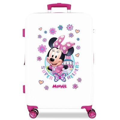 Disney Joumma Mimmi Super Helpers Medium Resväska Vit 46 x 65 x 23 cm Styv 3 kg kombinationslås sida ABS 3 kg 56 LExdragbar, Vit, en storlek, Medium resväska, Vitt, En storlek, Medium resväska Disney Joumma Mimmi Super Helpers Medium Resväska Vit 46 x 65 x 23 cm Styv 3 kg kombinationslås sida ABS 3 kg 56 LExdragbar, Vit, en storlek, Medium resväska, Vitt, En storlek, Medium resväska