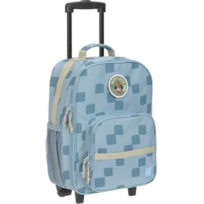 Lassig LÄSSIG Barnväska, Trolley, resväska med teleskopstång och hjul för barn, handbagage/vagn, Mönster party blå, 33 x 22 x 47 cm, 22 Liter, barn vagn Lassig LÄSSIG Barnväska, Trolley, resväska med teleskopstång och hjul för barn, handbagage/vagn, Mönster party blå, 33 x 22 x 47 cm, 22 Liter, barn vagn