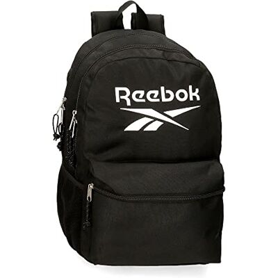 Reebok Boston, Svart, Mochila Escolar Doble Compartimento, Dubbel ryggsäck Reebok Boston, Svart, Mochila Escolar Doble Compartimento, Dubbel ryggsäck