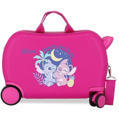 Disney Bedårande Stitch Moods ABS Hard Kabinväska Sido-Kombinationslås 4 Dubbla Hjul Bagage Hand, I månen, Talla única, barnresväska Disney Bedårande Stitch Moods ABS Hard Kabinväska Sido-Kombinationslås 4 Dubbla Hjul Bagage Hand, I månen, Talla única, barnresväska