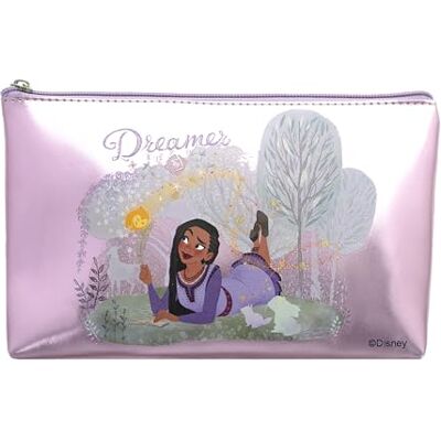 Disney Wish Platt toalettväska perfekt för kosmetika och smink officiell produkt Disney Wish Platt toalettväska perfekt för kosmetika och smink officiell produkt