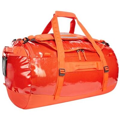 Tatonka Barrel 65 l – vattentät resväska med ryggsäcksfunktion, stor öppning, vadderad botten och låsbar dragkedja, röd orange Tatonka Barrel 65 l – vattentät resväska med ryggsäcksfunktion, stor öppning, vadderad botten och låsbar dragkedja, röd orange