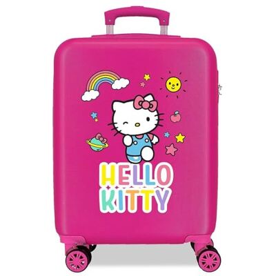 Hello Kitty You are Cute Kabinbagage rosa 38 x 55 x 20 cm hårt ABS kombinationslås 35L 2,3 kg 4 hjul handbagage, fuchsia, Media, Kabinväska Hello Kitty You are Cute Kabinbagage rosa 38 x 55 x 20 cm hårt ABS kombinationslås 35L 2,3 kg 4 hjul handbagage, fuchsia, Media, Kabinväska