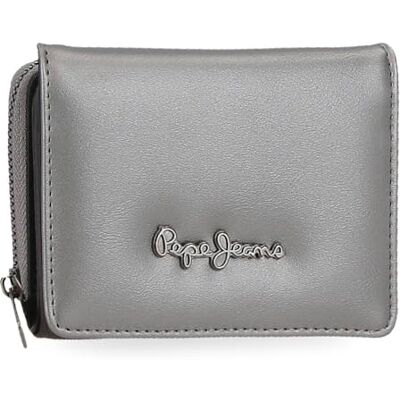 Pepe Jeans Ruby Plånbok med Plånbok Grå 10 x 8 x 3 cm Polyester och PU av Joumma Bags, Grå, Talla única, Plånbok Pepe Jeans Ruby Plånbok med Plånbok Grå 10 x 8 x 3 cm Polyester och PU av Joumma Bags, Grå, Talla única, Plånbok