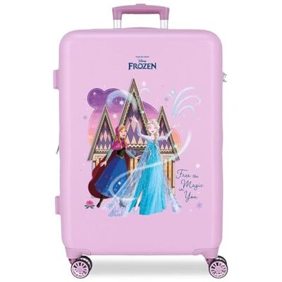 Disney Joumma Frozen Ice Dreams resväska medium lila 46 x 65 x 23 cm styv ABS kombinationslås TSA 56 L 3,1 kg 4 dubbla hjul utdragbar Disney Joumma Frozen Ice Dreams resväska medium lila 46 x 65 x 23 cm styv ABS kombinationslås TSA 56 L 3,1 kg 4 dubbla hjul utdragbar
