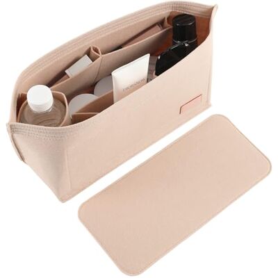 Doxo handväska organisatör insats, handväska, filtväska, passar L Neverfull GM och Base Shaper, 2-pack (X-stor, beige-kombination) Doxo handväska organisatör insats, handväska, filtväska, passar L Neverfull GM och Base Shaper, 2-pack (X-stor, beige-kombination)