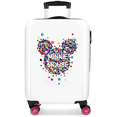 Disney Mimmi Magic Cabin Bagage rosa 38 x 55 x 20 cm styv ABS sidolås 33 l 2,8 kg 4 dubbelhjul handbagage, ROSA, 38x55x20 cms, ungdomsmode Disney Mimmi Magic Cabin Bagage rosa 38 x 55 x 20 cm styv ABS sidolås 33 l 2,8 kg 4 dubbelhjul handbagage, ROSA, 38x55x20 cms, ungdomsmode