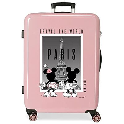 Disney ABS-plast, Rosa, Talla única, medium resväska Disney ABS-plast, Rosa, Talla única, medium resväska