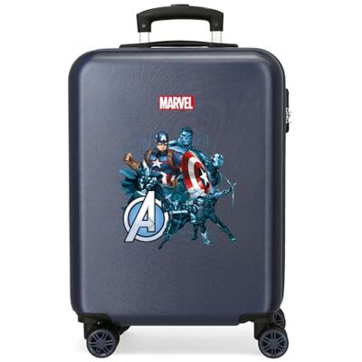 Marvel Joumma Avengers Legendary resväska resväska hytt blå vit hård ABS sida kombinationslås 4 hjul handbagage, Blå, 38 x 55 x 20 cm, Resväska Marvel Joumma Avengers Legendary resväska resväska hytt blå vit hård ABS sida kombinationslås 4 hjul handbagage, Blå, 38 x 55 x 20 cm, Resväska