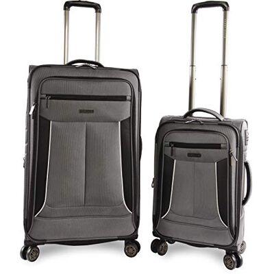 Perry Ellis bagage Viceroy 2-delat set expanderbar resväska med spinnhjul Perry Ellis bagage Viceroy 2-delat set expanderbar resväska med spinnhjul