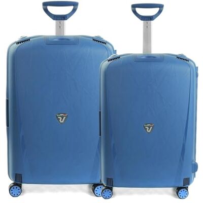 Roncato Set 2 Trolley G+M Light BLU Avio Unisex Vuxna, Blå, MEDIANO + GRANDE, Resväska Roncato Set 2 Trolley G+M Light BLU Avio Unisex Vuxna, Blå, MEDIANO + GRANDE, Resväska