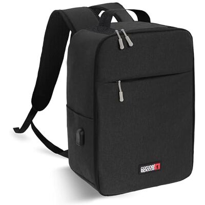 Coronel Tapiocca Coronel Tapioca 40 x 20 x 25 x 25 kabinväska, ryanair-ryggsäck, 40 x 20 x 25 x 25 cm, resväska, reseryggsäck, anpassad för alla resor och flygbolag, svart, M Coronel Tapiocca Coronel Tapioca 40 x 20 x 25 x 25 kabinväska, ryanair-ryggsäck, 40 x 20 x 25 x 25 cm, resväska, reseryggsäck, anpassad för alla resor och flygbolag, svart, M