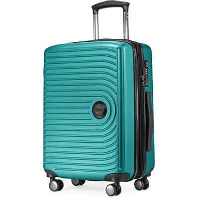 Hauptstadtkoffer Mitte Kabinväska 55x40x23, TSA, 4 hjul, resväska, hårdskalväska, trolley, handbagage, turkos Hauptstadtkoffer Mitte Kabinväska 55x40x23, TSA, 4 hjul, resväska, hårdskalväska, trolley, handbagage, turkos