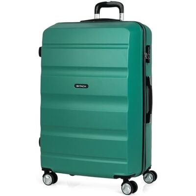 ITACA Styv resväska 4 hjul vagn 77 cm ABS. Resistenta och lätt. Bagage. Fantastisk kvalitet och design. Stor storlek., Acquamarine ITACA Styv resväska 4 hjul vagn 77 cm ABS. Resistenta och lätt. Bagage. Fantastisk kvalitet och design. Stor storlek., Acquamarine