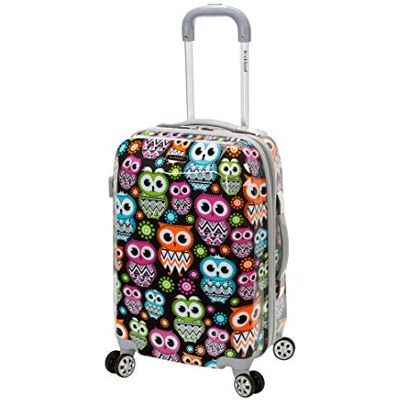 Rockland Vision Hardside Spinner hjulbagage, uggla, handbagage 50 cm, flerfärgad, Carry-On 20-Inch, Vision hardside spinner hjul bagage Rockland Vision Hardside Spinner hjulbagage, uggla, handbagage 50 cm, flerfärgad, Carry-On 20-Inch, Vision hardside spinner hjul bagage