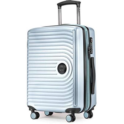 Hauptstadtkoffer Mitte Kabinväska 55x40x23, TSA, 4 hjul, resväska, hårdskalväska, trolley, handbagage, poolblå Hauptstadtkoffer Mitte Kabinväska 55x40x23, TSA, 4 hjul, resväska, hårdskalväska, trolley, handbagage, poolblå