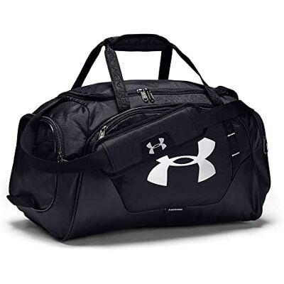 Under Armour Oförneklig 3,0 Sm Unisex Sport Duffel, Svart/Silver (001), En storlek Under Armour Oförneklig 3,0 Sm Unisex Sport Duffel, Svart/Silver (001), En storlek